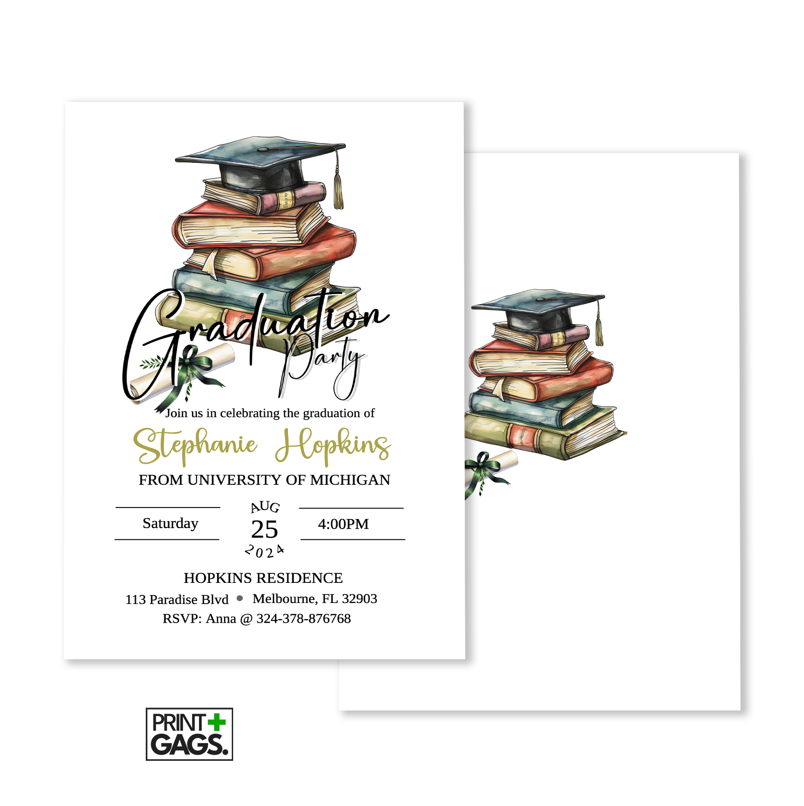 Graduation Invitation Card