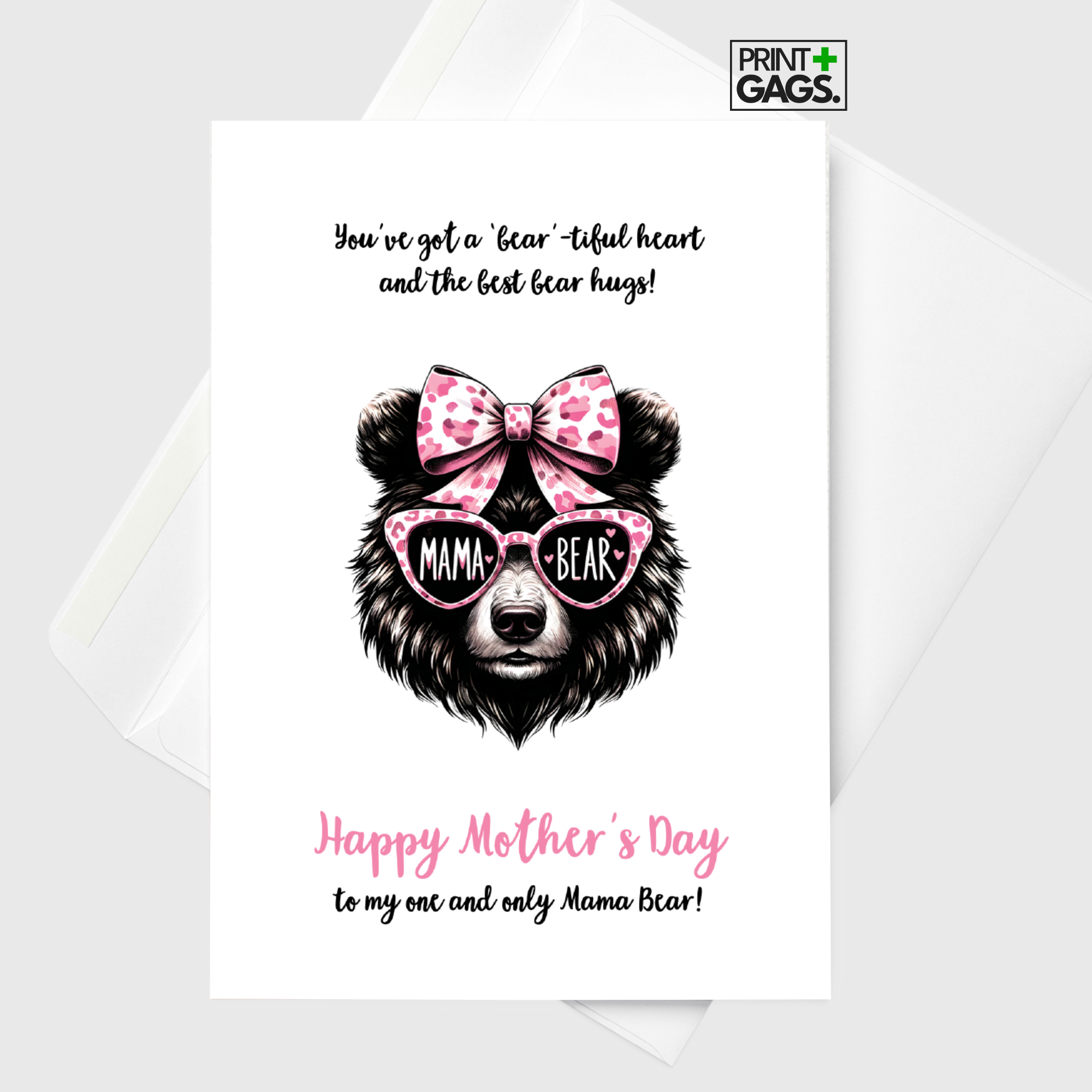 Mama Bear Mother's Day Greeting Card