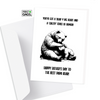 Papa Bear Father's Day Greeting Card