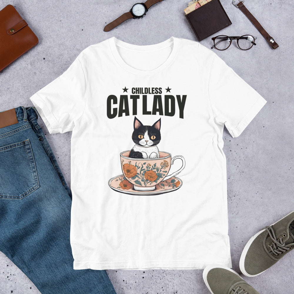 Childless Cat Lady T-shirt