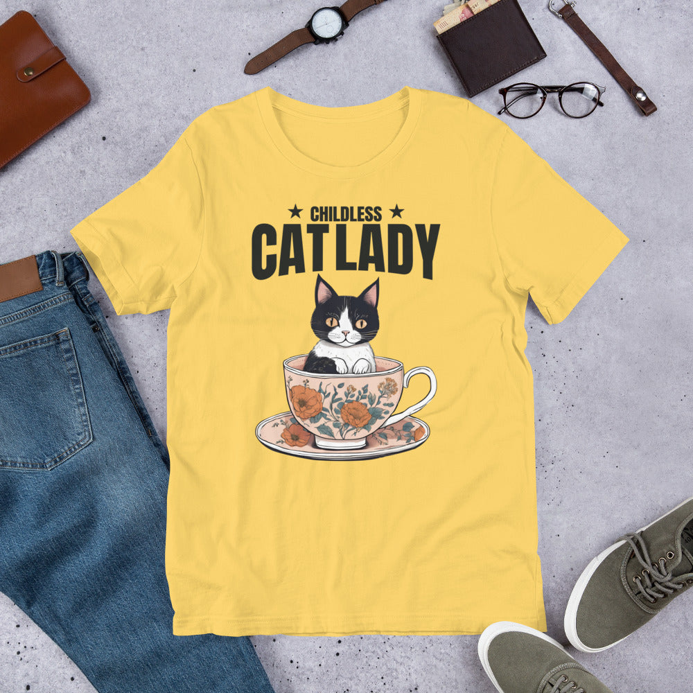 Childless Cat Lady T-shirt